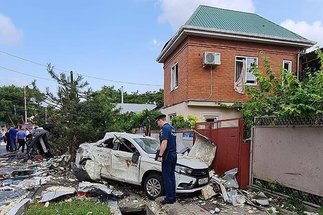 俄羅斯酒店突然發(fā)生煤氣爆炸，爆炸現(xiàn)場(chǎng)像廢墟一樣