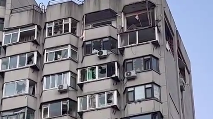 遼寧丹東一居民樓發(fā)生燃?xì)獗?2人受傷